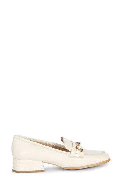 Saint G Jenah Bit Loafer In Off White