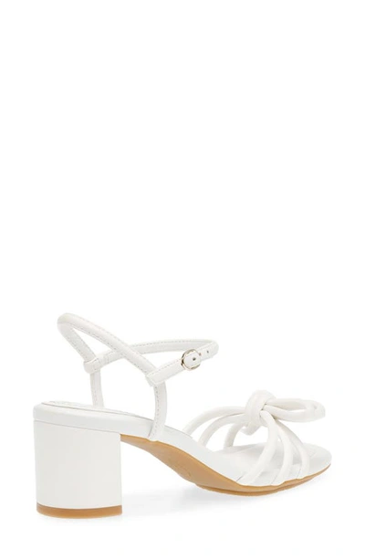 Shop Anne Klein Keilly Sandal In White Smooth