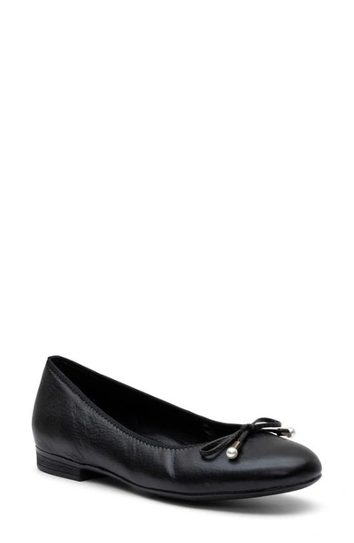 Shop Ara Scout Ballet Flat In Black