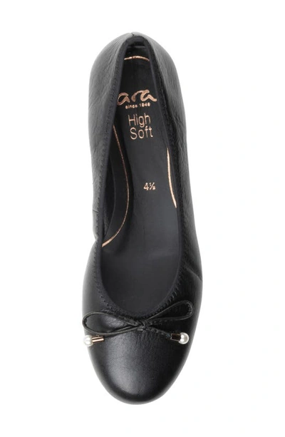 Ara Scout Ballet Flat In Black
