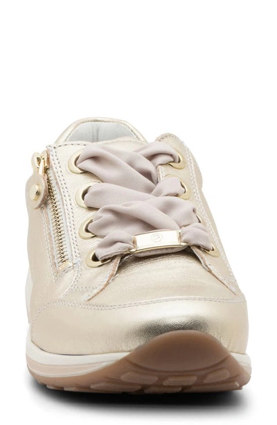Shop Ara Ollie Sneaker In Platinum
