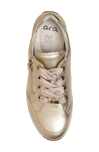 Ara Ollie Sneaker In Platinum