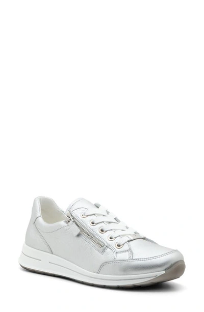 Shop Ara Oleanna Sneaker In Silver