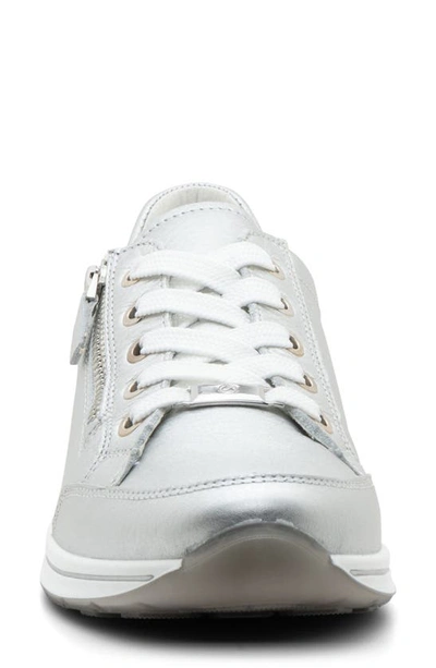 Shop Ara Oleanna Sneaker In Silver