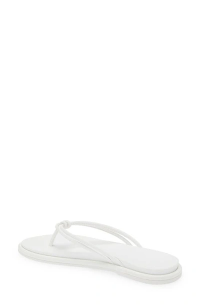 Shop Olukai Aka Flip Flop In White / White