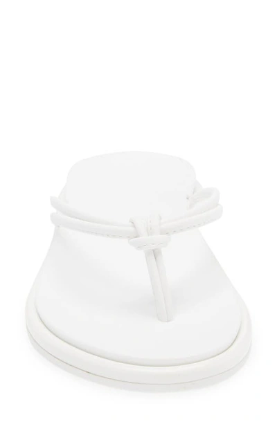 Olukai Aka Flip Flop In White / White