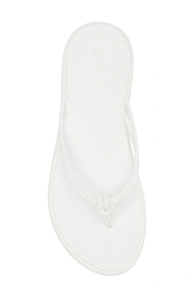 Shop Olukai Aka Flip Flop In White / White