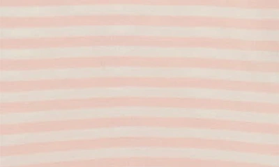 Guess Originals Go Core Stripe Baby Tee In Blush Cotton Multi