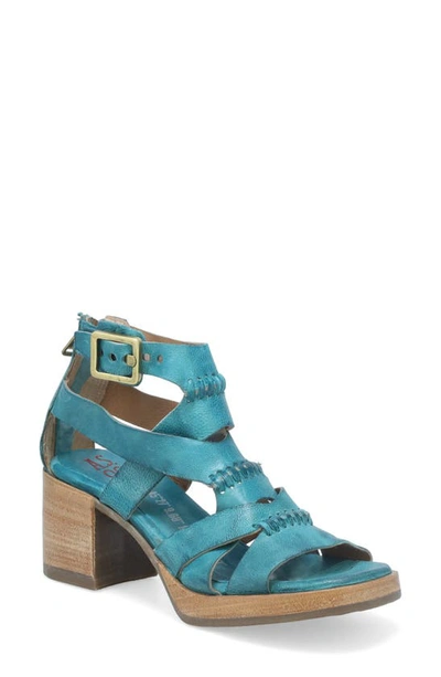 Shop As98 Alfred Ankle Strap Sandal In Emerald