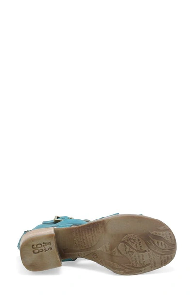 As98 Alfred Ankle Strap Sandal In Emerald