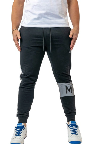Maceoo Insignia Skinny Fleece Joggers In Black
