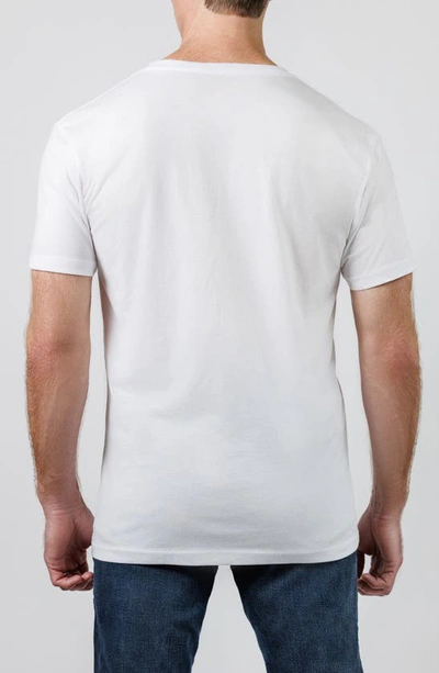 Bored Rebel Unleash Moisture Wicking Graphic T-shirt In White