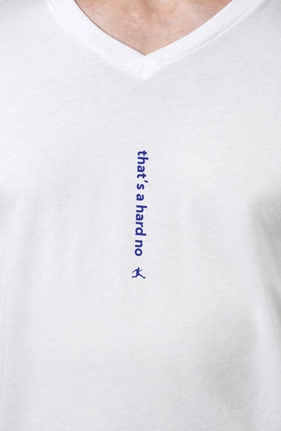 Bored Rebel Hard No Moisture Wicking Graphic T-shirt In White