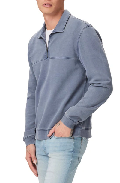 Paige Davion Quarter Zip Pullover In Vintage Ink Pot