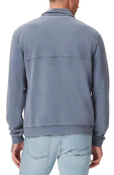 Paige Davion Quarter Zip Pullover In Vintage Ink Pot