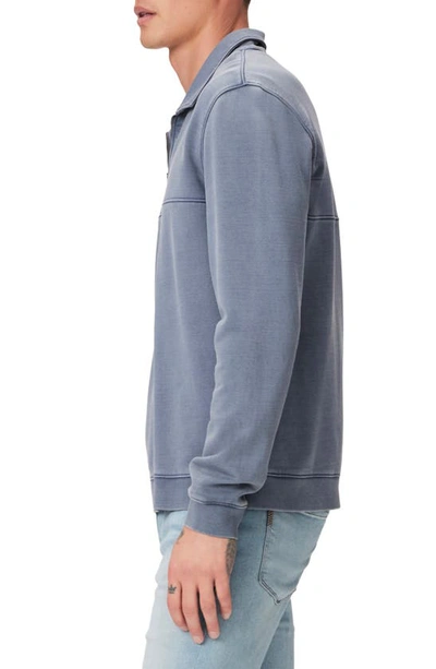 Paige Davion Quarter Zip Pullover In Vintage Ink Pot