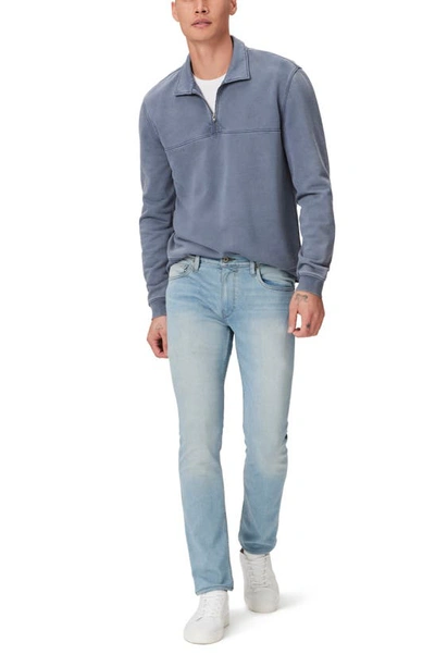 Paige Davion Quarter Zip Pullover In Vintage Ink Pot