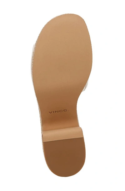 Shop Vince Margo Platform Sandal In Milk