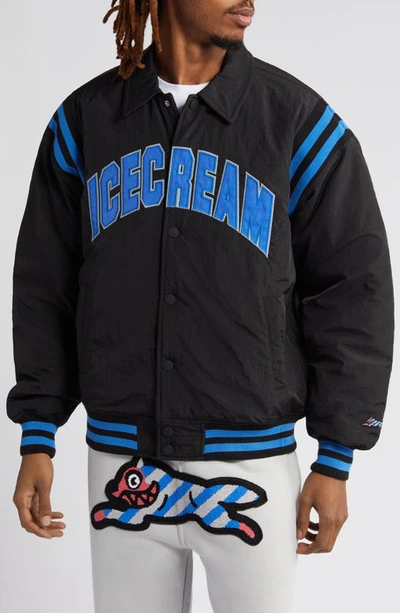 Shop Icecream The Arch Wind Jacket In Black