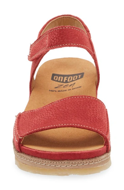 Shop On Foot 240 Vegas Sandal In Red