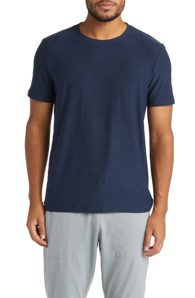 Shop Beyond Yoga Always Beyond 2.0 T-shirt In Nocturnal Navy