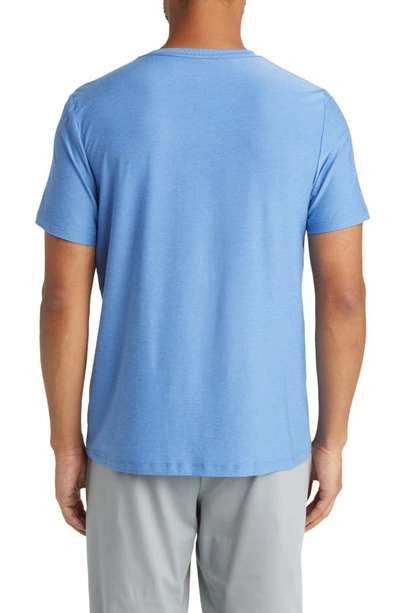 Shop Beyond Yoga Always Beyond 2.0 T-shirt In Sky Blue Heather