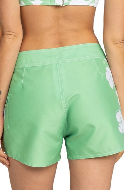 Shop Roxy Cover-up Shorts In Zephyr Green