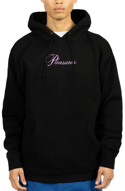 Shop Pleasures Stack Oversize Graphic Hoodie In Black