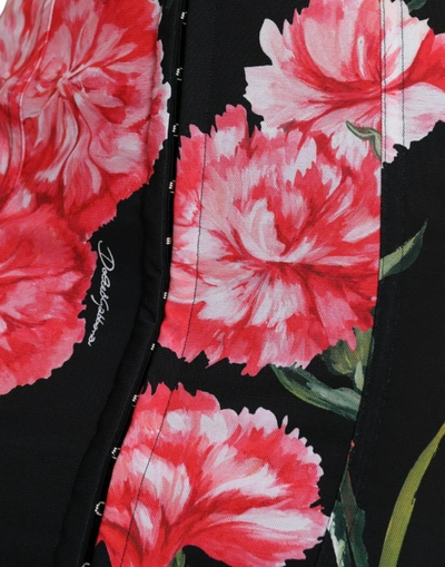 Shop Dolce & Gabbana Floral High Waist Pencil Women's Skirt In Black