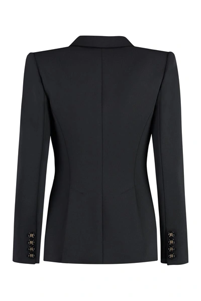 Shop Elisabetta Franchi Single-breasted One Button Jacket In Black