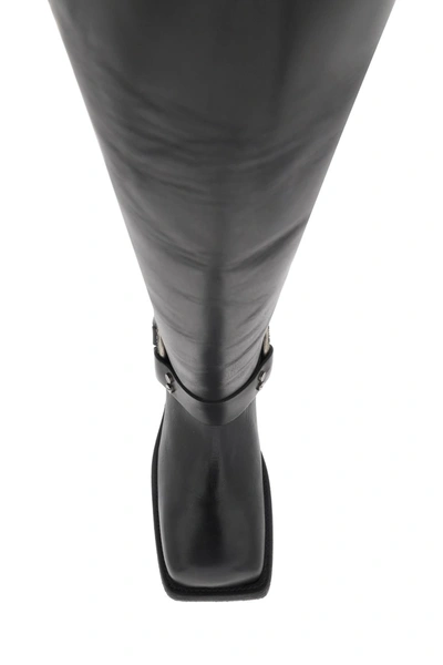 Shop Acne Studios Leather Biker Boots In Women In Black