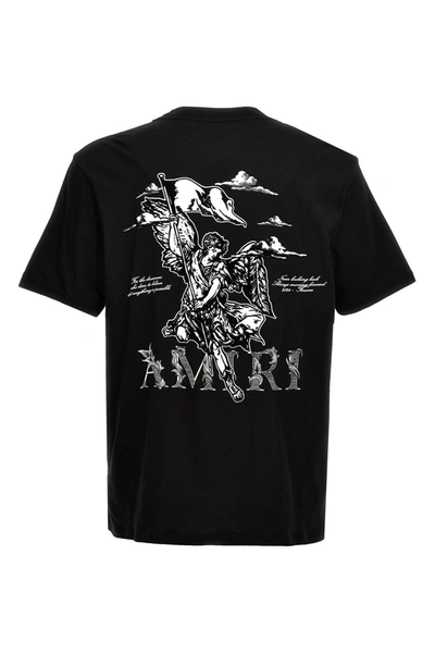 Shop Amiri Men ' Angel' T-shirt In Black