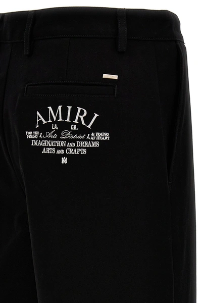 Shop Amiri Men 'baggy Chino' Jeans In Black