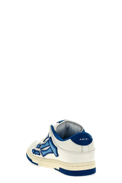 Shop Amiri Men 'chunky Skel' Sneakers In Blue