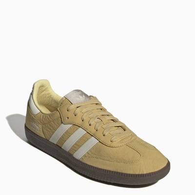 Shop Adidas Originals Low Samba Og Yellow/white Trainer
