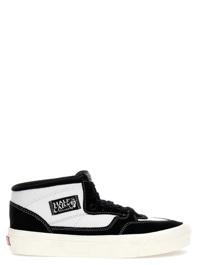 Shop Vans Half Cab 33 Dx Sneakers In White/black