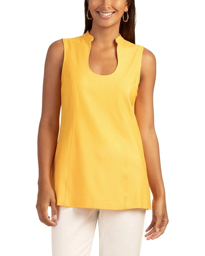 Shop Trina Turk Tailored Fit Ignite Top In Yellow