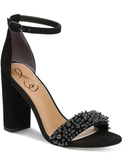 Shop Sam Edelman Yaro Perla Womens Heels In Black