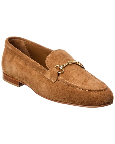 Shop Alfonsi Milano Simona Leather Loafer In Brown