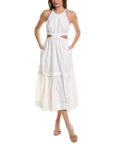 Shop A.l.c A. L.c. Whitney Midi Dress In White