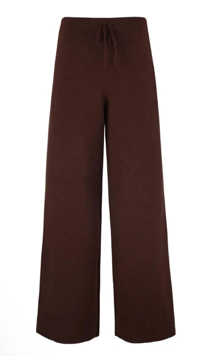 525 America Clover Wide Leg Pants In Bitter Chocolate In Multi