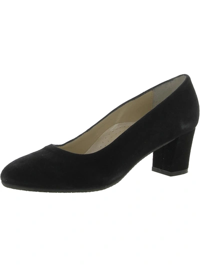 Shop Eric Michael Womens Suede Slip On Pumps In Black