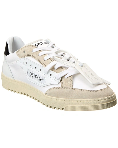 Shop Off-white 5.0 Canvas & Suede Sneaker In White
