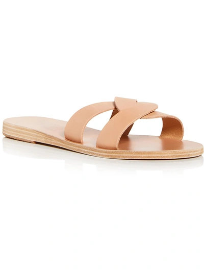 Shop Ancient Greek Sandals Desmos Womens Slip-on Slides Flats In White