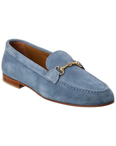 Shop Alfonsi Milano Simona Leather Loafer In Grey