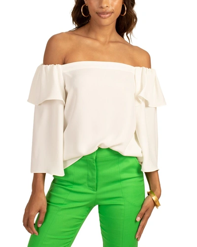 Shop Trina Turk Excited Top In White