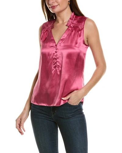 Shop Go By Go Silk Go> By Gosilk Into The Fold Silk Top In Pink