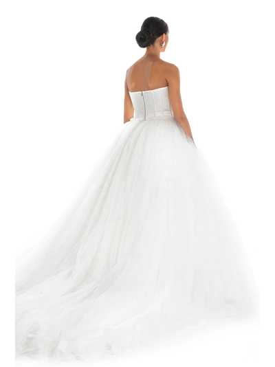 Shop Dolce & Gabbana Bride Dress Dresses White
