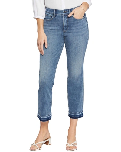 Shop Nydj High-rise Marilyn Ankle Fantasy Jean In Blue