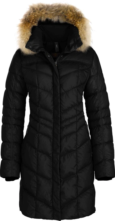 Shop Bogner Delia2-d Coat In Black